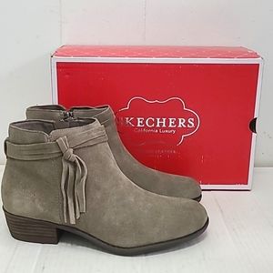 Skechers Women's Texas Modern Western Heeled Boots Size 7.5 NIB